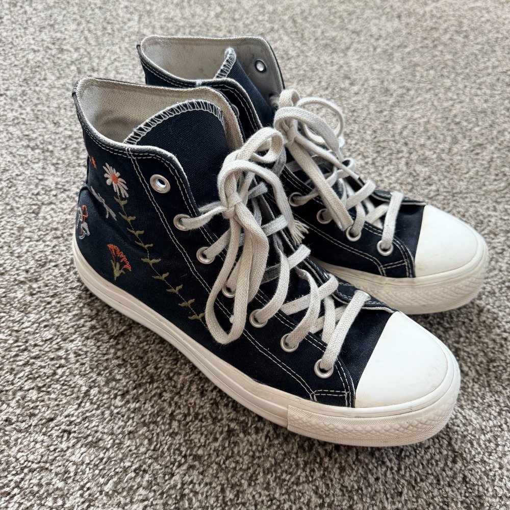 Converse All Star Chunky Lift Platform Enchanted Garden Women's Size 10 Magic